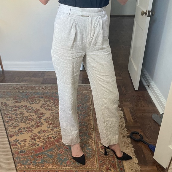 Banana Republic Sand Linen Trouser - Picture 2 of 11